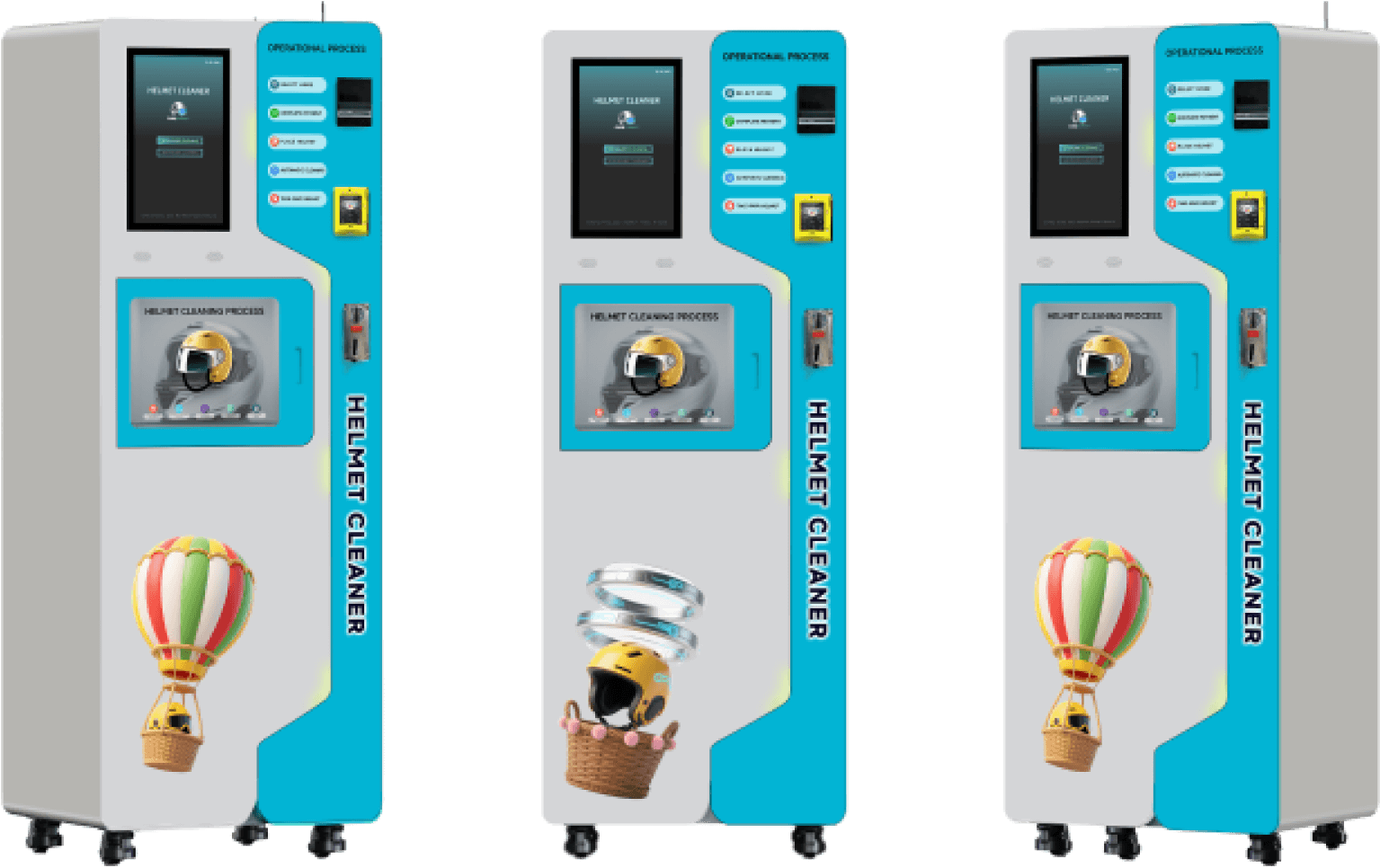 Helmet Cleaning Machine